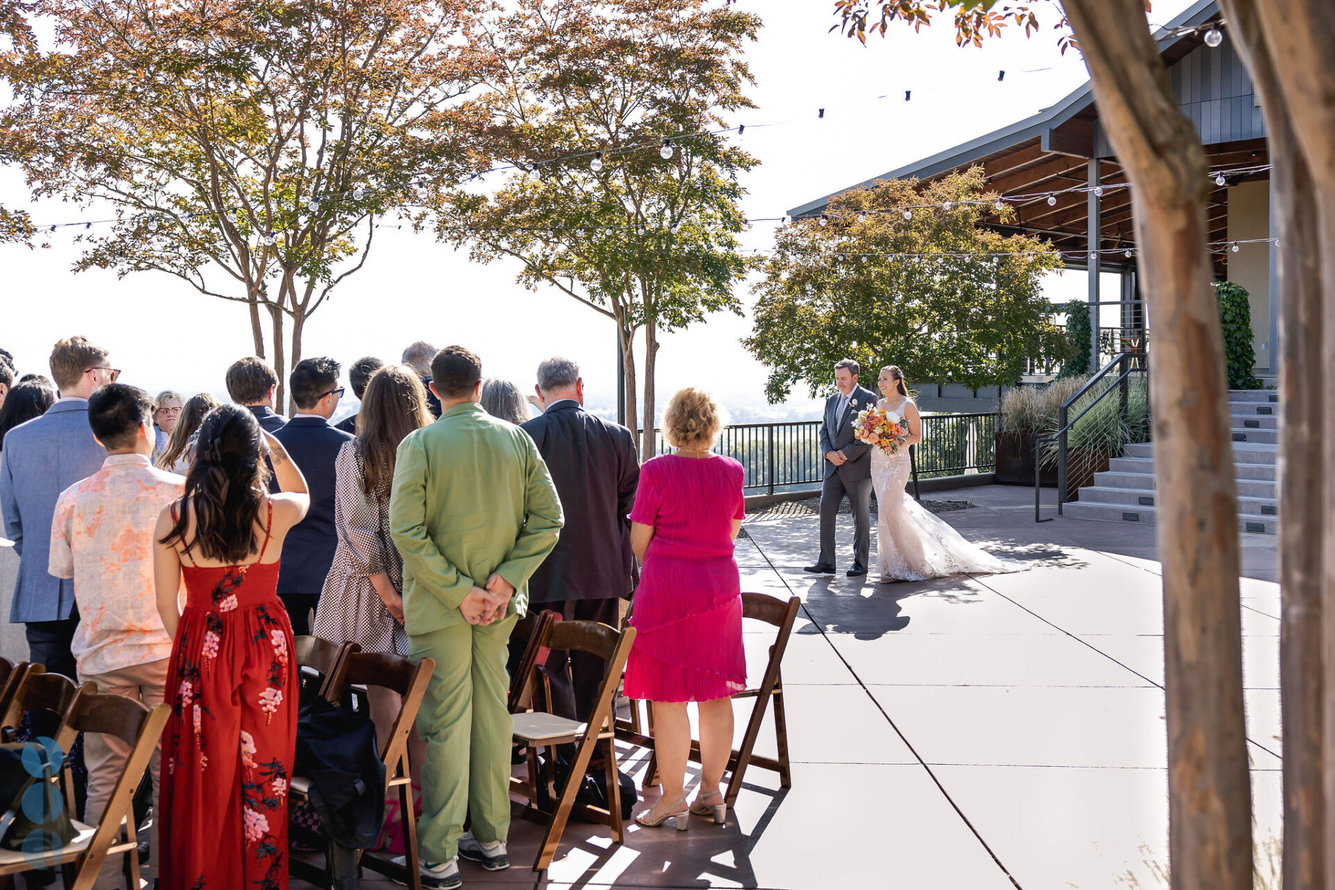 The Poetry Terrace is our most popular ceremony location.