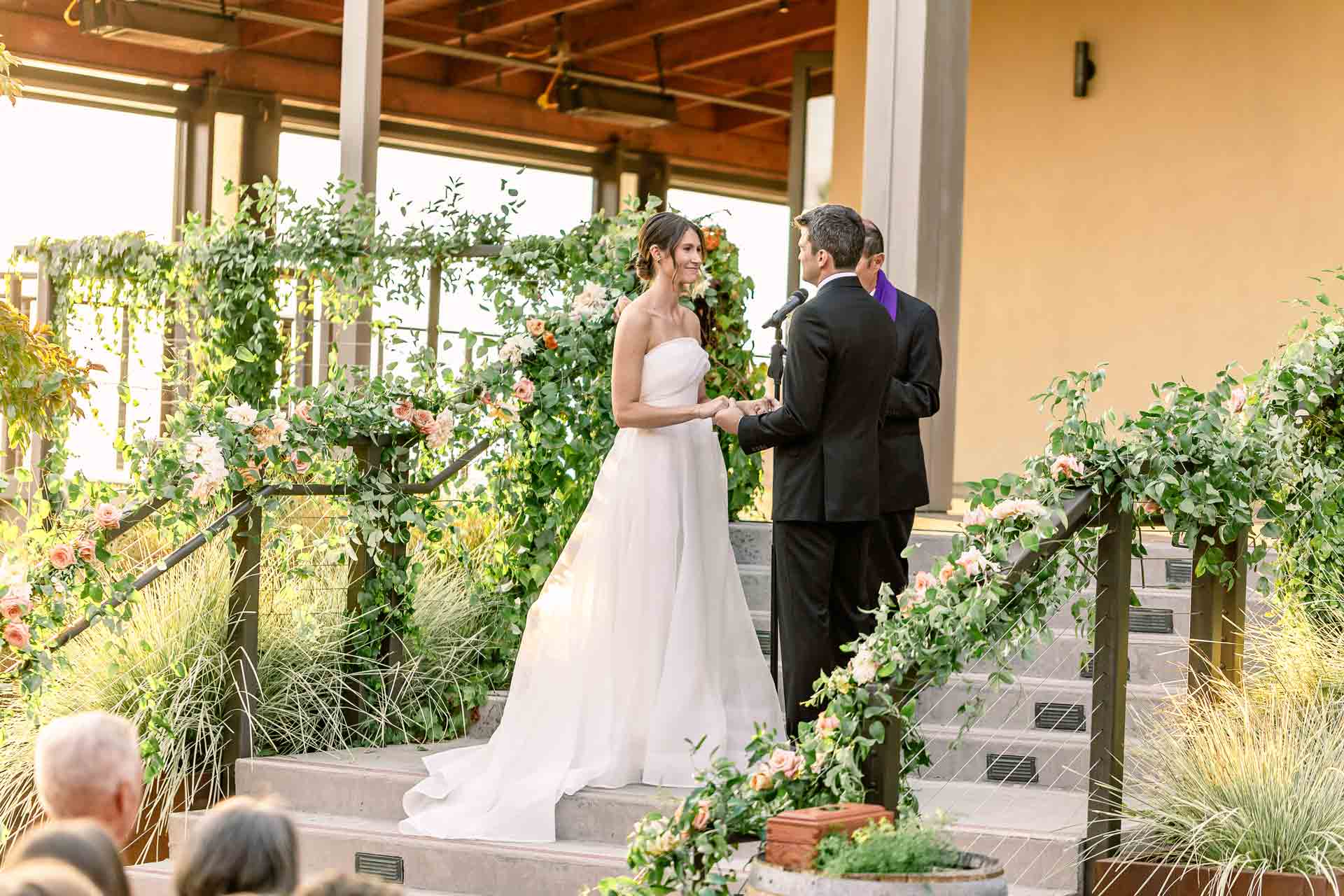 Romantic winery wedding locations on so many levels.