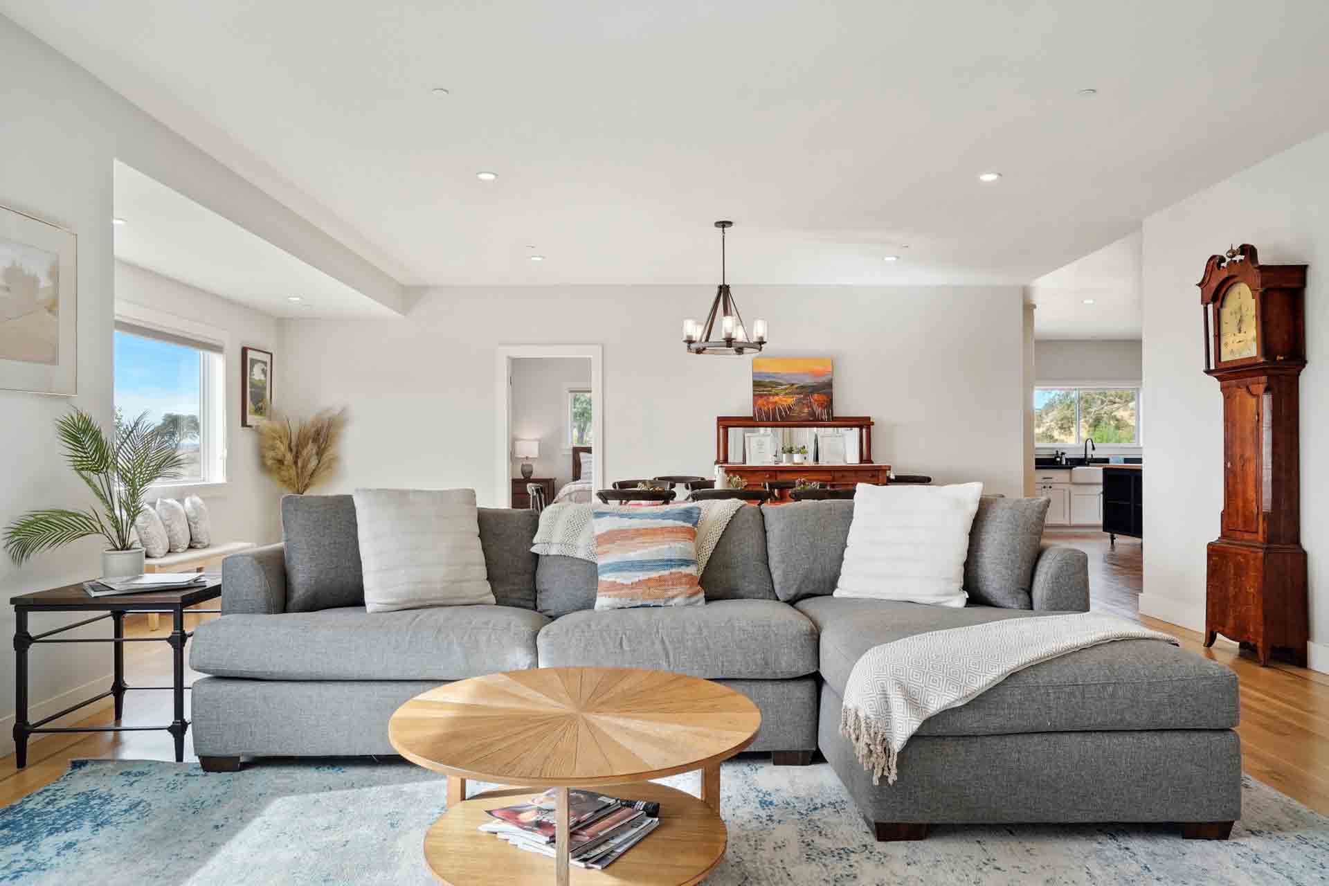 Cottage Retreat living room.